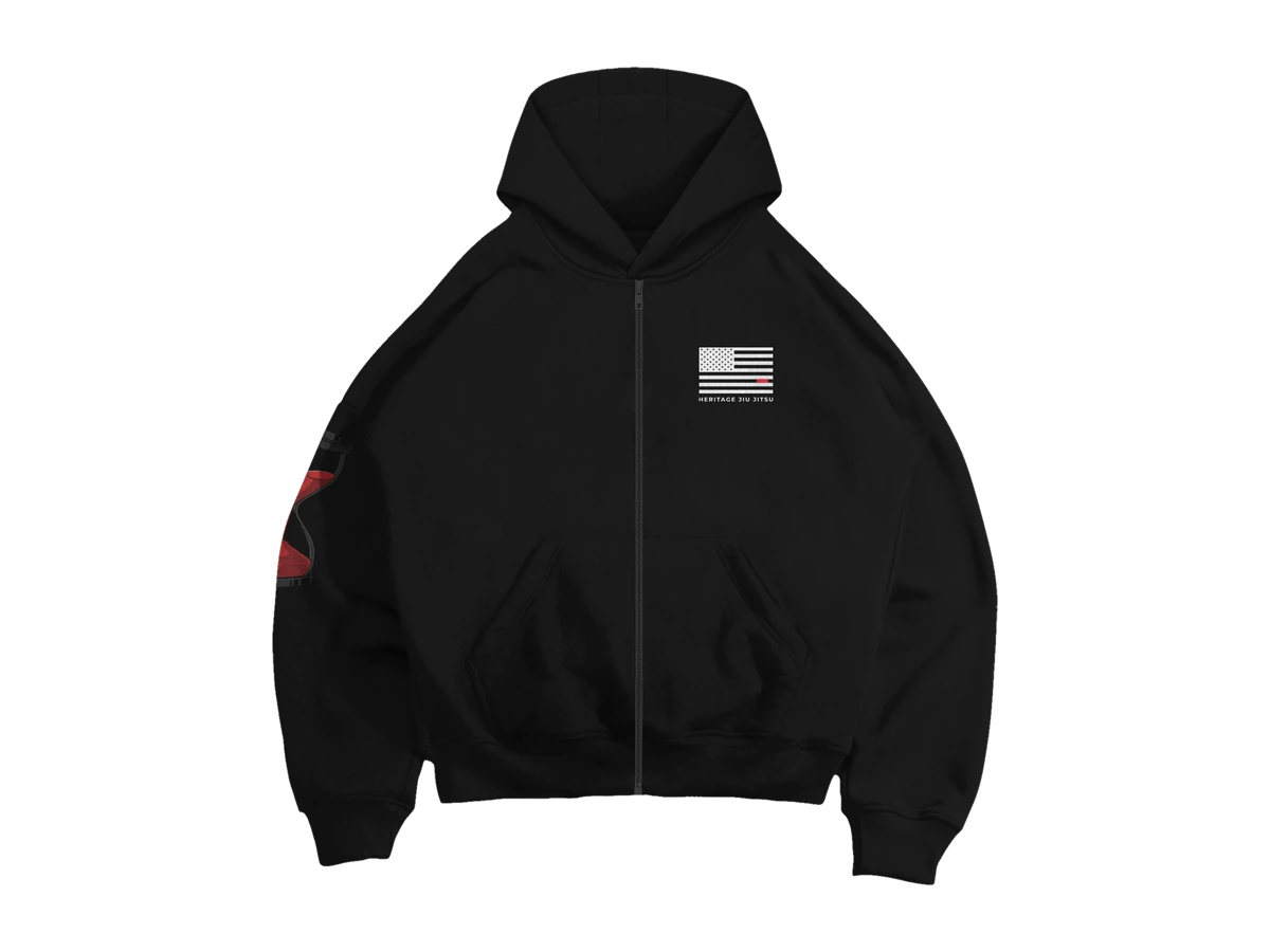 Heritage Hoodie, zip-up, front