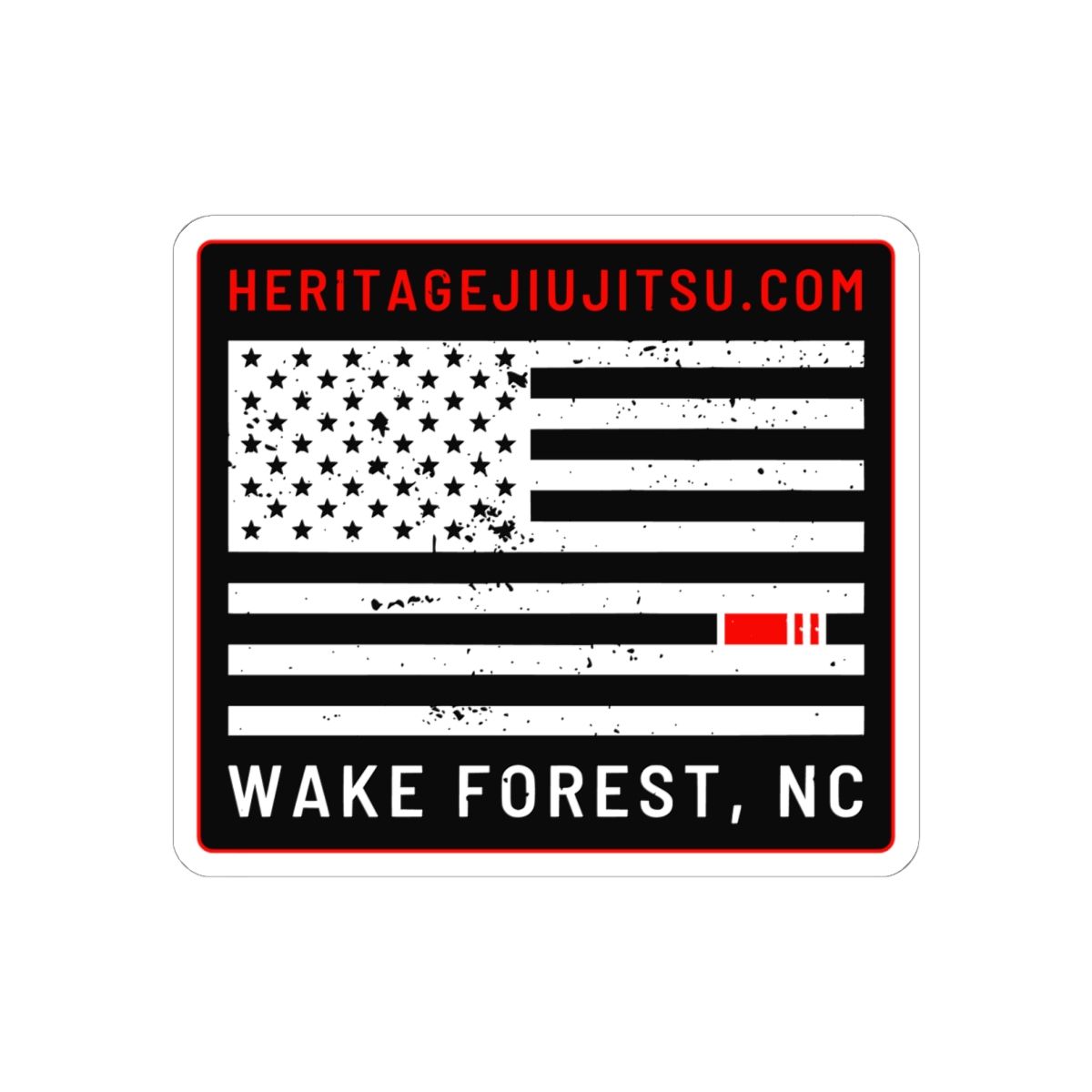 Heritage Jiu Jitsu logo sticker